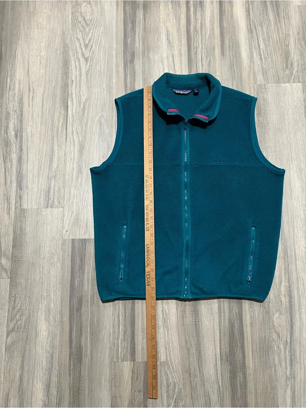 Vintage 1988 Patagonia RARE Deep Green Fleece Vest size Large Made in USA